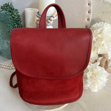 バッグ Vintage Coach Berkeley Drawstring red Vintage Limited Edition Coach Red Berkeley Convertible