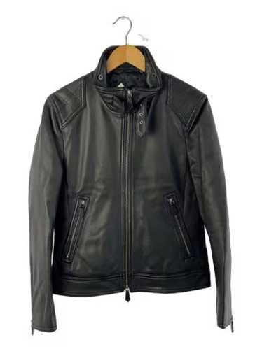 Burberry BLACK label 革ジャン BURBERRY BLACK LABEL Leather Jacket Rabbit Fur Men's #ED ZHA