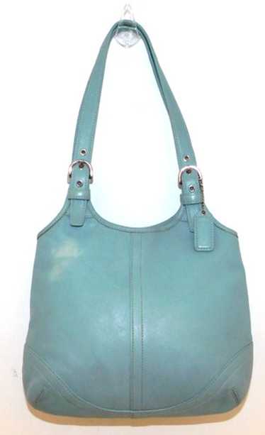 バッグ Rera Coach Leather Soho Bag Sky Blue Coach Soho Shoulder Bag 25, LH/Light Blue: Handbags: Amazon.com