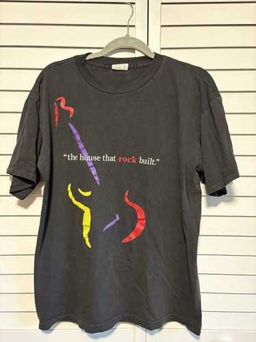 90s ROCK AND ROLL HALL OF FAME バンT USA製 古着 90s USA製 Rock&Roll Hall of Fame Museum 「Derek Hess
