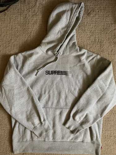 Supreme グレー シュプリーム モーション ロゴ Supreme 'Motion Logo Hooded Sweatshirt'フーデッド スウェット