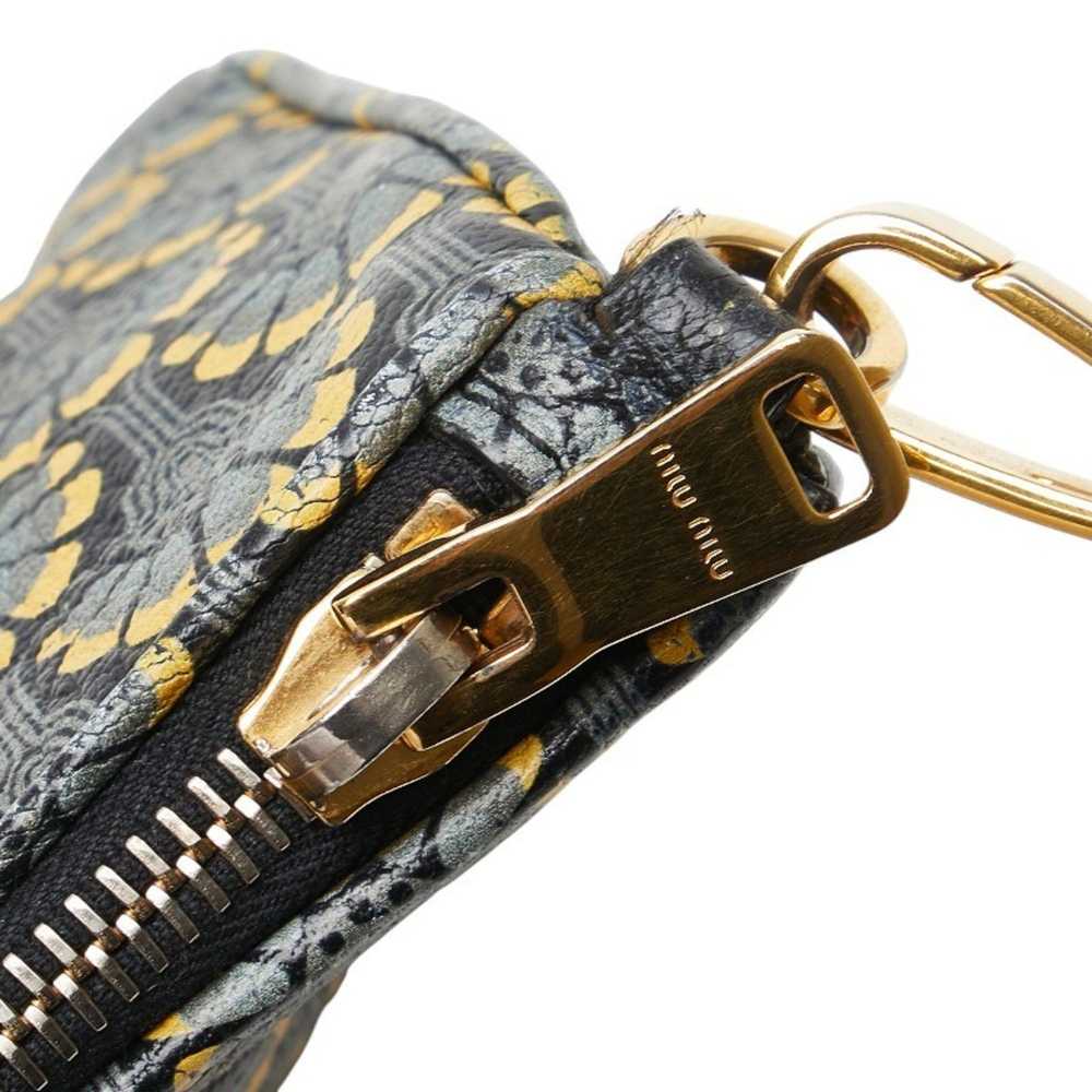 Miu Miu Miu Miu Miu Madras Print Clutch Bag 5NE45… - image 6