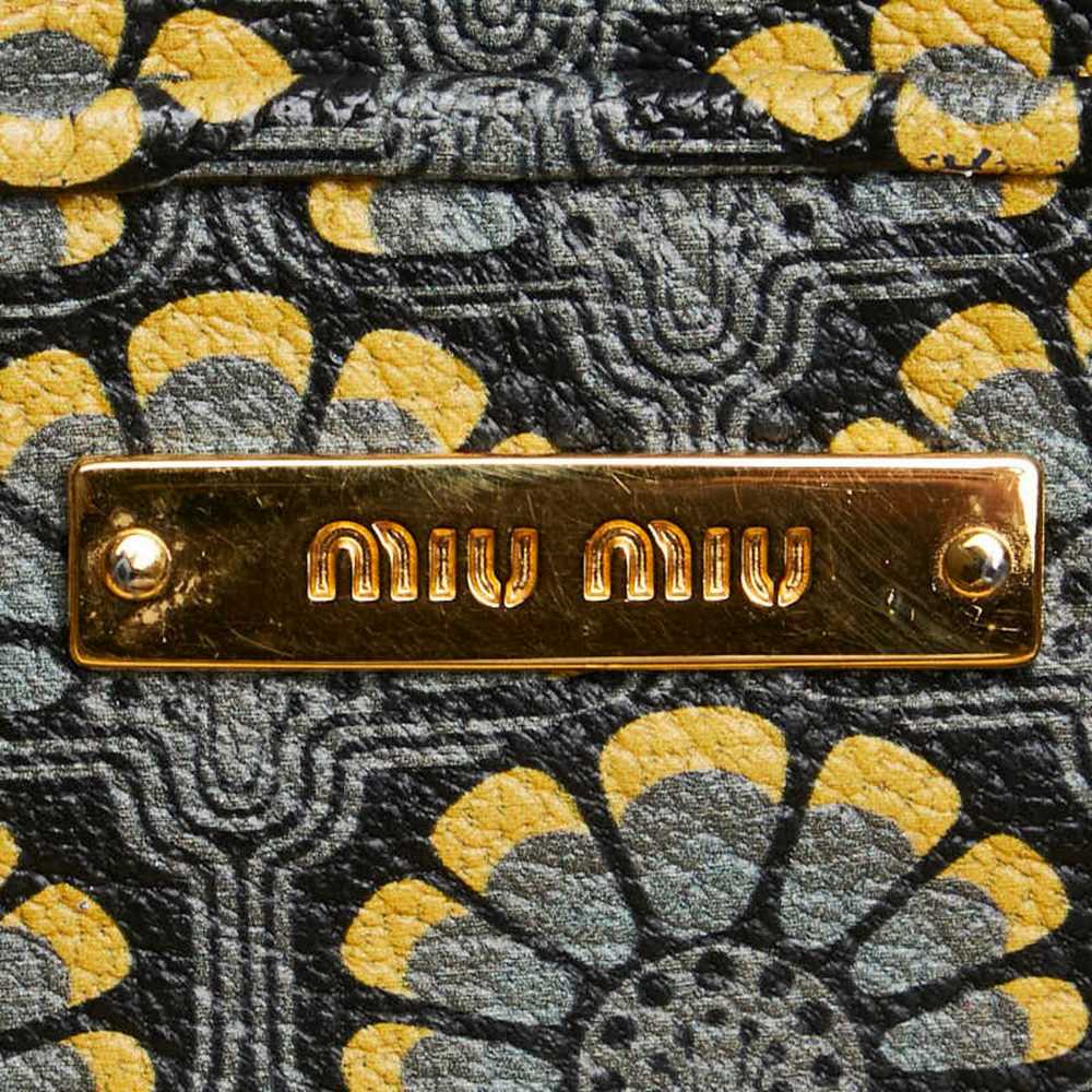 Miu Miu Miu Miu Miu Madras Print Clutch Bag 5NE45… - image 9
