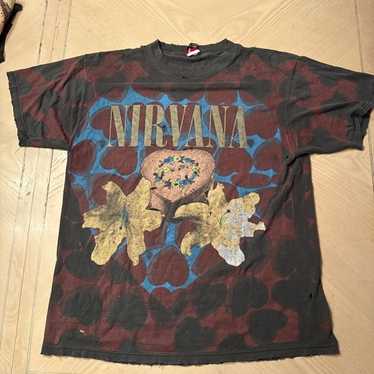【©️1993】NIRVANA HEART-SHAPED BOX バンドT Nirvana Heart Shaped Box T-Shirt L 1993 Giant By Tultex