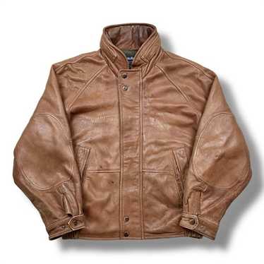Nautica leather jacket 90s - Gem