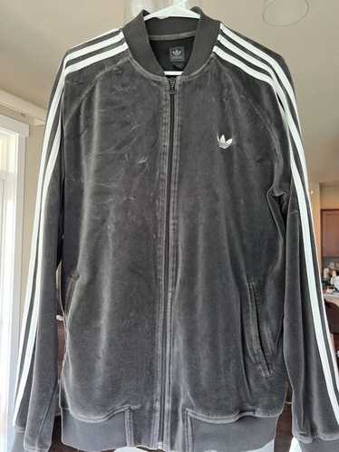 Adidas velour track jacket - Gem
