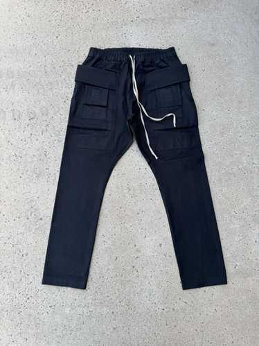パンツ RICK OWENS drkshdw CREATCH CARGO  L Creatch Cargo Drawstring in Black – SVRN