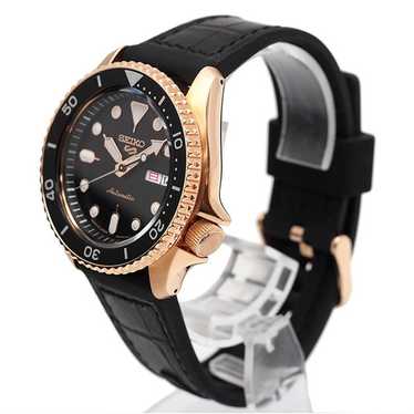 SEIKO5セイコーファイブ 4R36-07G0 ブラック ゴールド 自動巻 SEIKO5セイコーファイブ 4R36-07G0 ブラック ゴールド 自動巻 メンズ