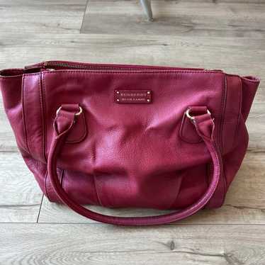 【archive】Burberry Blue label archive bag BURBERRY BLUE LABEL Nova Check Canvas & Leather Tote Hand