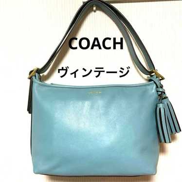 バッグ OLD COACH ALL LEATHER ONE SHOULDER BAG Old coach one-shoulder bag - Gem