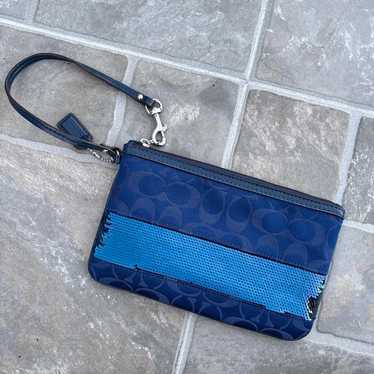 小物 Vintage Coach Change Purse Dark Navy Vintage Coach Chapin Bag #4404 NAVY - Etsy