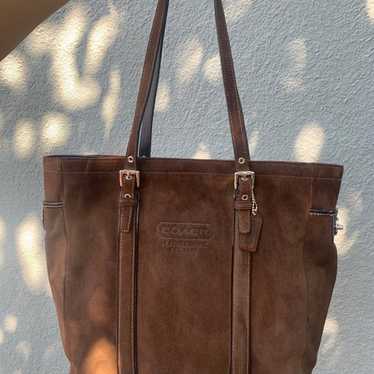 極美品✨vintage coach old bag TOTO brown Vintage Coach 9136 Legacy Zip Top Hobo Brown Leather