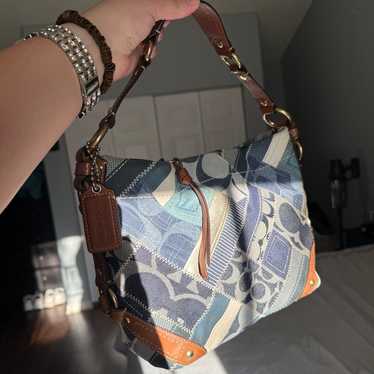 Coach patchwork shoulder bag - Gem