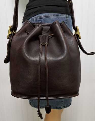 バッグ Vintage Coach Lula's Legacy Mahogany USA Mahogany Vintage Coach Lula's Legacy Drawstring Bag 9952 - Etsy