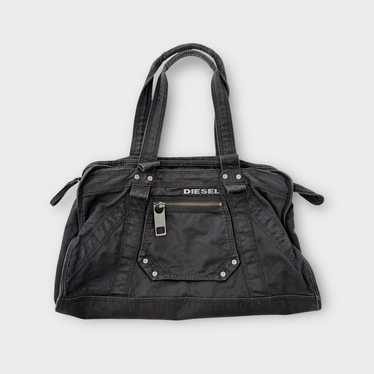 バッグ archive diesel grunge boston bag black Diesel archive bag - Gem