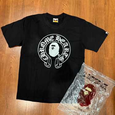クロムハーツ × BAPE Buy BAPE x Chrome Hearts T-shirt 'Black' - 00039