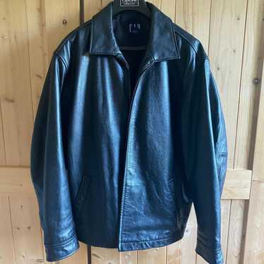 ジャケット・アウター 00s old gap leather bomber jacket y2k Vintage leather bomber gap jacket - Gem