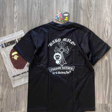 A BATHING APE × CHROME HEARTS コラボTシャツ黒M Buy Chrome Hearts x Bape Tee 'Black' - 003 007844 | GOAT