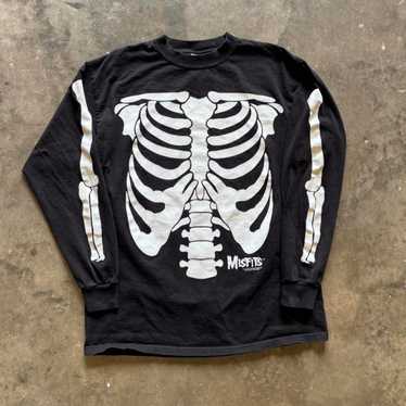 トップス BAND-T MISFITS 1997 BONE L/S Tee BAND-T MISFITS 1997 BONE L/S Tee Vintage 2005 Misfits Band