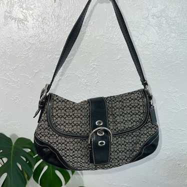 バッグ Vintage coach soho shoulder bag black Vintage Coach* Black Soho Zip XL Leather Tote Bag Purse