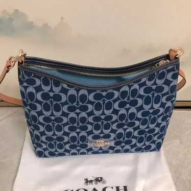 バッグ Coach Denim Signature Shoulder Bag y2k バッグ Coach Denim Signature Shoulder Bag y2k Coach Swinger