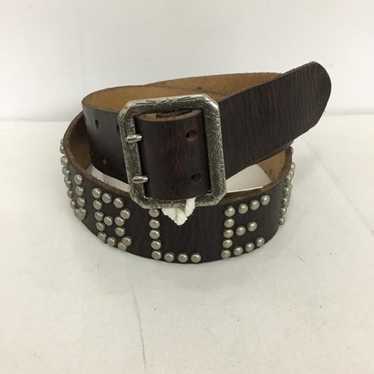 小物 LW SPIDER STUDS LEADER BELT (Black) LW studs Leather Belt (black) | LittleWillow