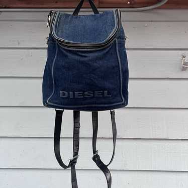 バッグ y2k 00s DIESEL Denim nylon backpack s-l400.jpg