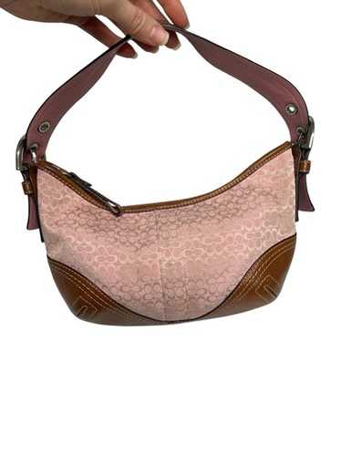【超美品】Coach Mini Signature Small Hobo Coach Beige Off White Signature Mini Shoulder Bag Hobo K05K
