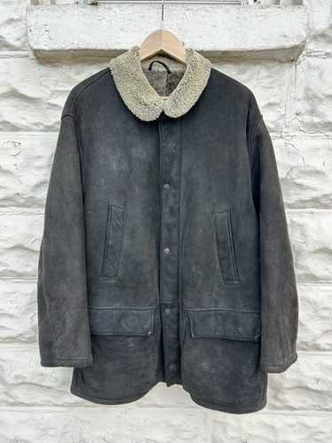 【希少ビンテージ】Giorgio Armani sheepskin Jacket Vintage Emporio Armani Shearling Jacket - Etsy
