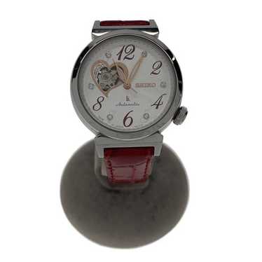 SEIKO ルキア 自動巻き オープンハート 4R38-01C0 レザーバンド SEIKO ルキア 自動巻き オープンハート 4R38-01C0 レザーバンド