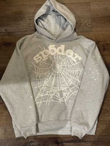 Grey sp5der hoodie - Gem