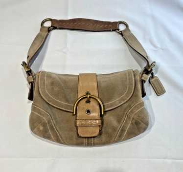 Vintage Coach Suede Hobo Shoulder y2k★ Vintage Y2k Coach Suede Hobo Shoulder Bag – Eclectic Inventory