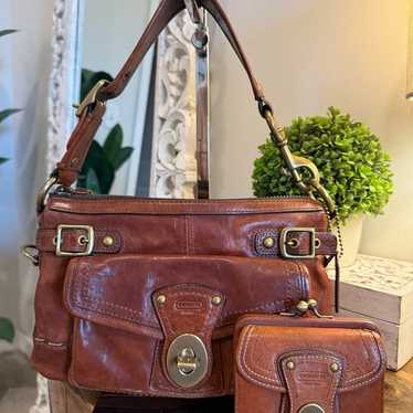 バッグ Coach Legacy 65th Turnrock Shoulder Bag Coach legacy 65th turnrock - Gem