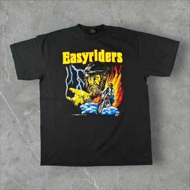 フ**様 3D EMBLEM 80s easy riders 古着 80年代 3D EMBLEM イージーライダース カワサキ モーター