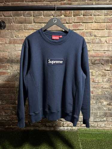トップス SUPREME Box Logo Crewneck Sweatshirt Supreme Washed Box Logo Crewneck Black Men's - SS25 - US