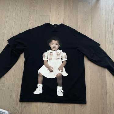 Kanye West DONDA2 ロングTシャツ Kanye West DONDA 2 Layer L/S T-shirt | Hype Clothinga
