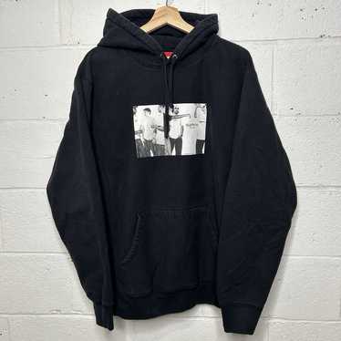 トップス supreme classic script hooded sweatshirt Supreme Classic Script Hooded Sweatshirt Black Men's - FW18 - US