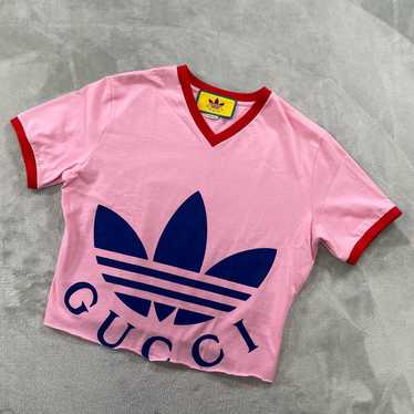 Gucci×adidas short sleeve t-shirt - Gem
