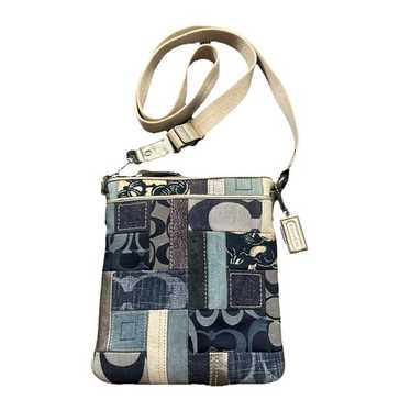 Coach denim patchwork crossbody - Gem