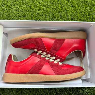 Maison Margiela メゾンマルジェラ スウェード レッド 38 Maison Margiela Future Red High Top Sneakers Shoes US 8
