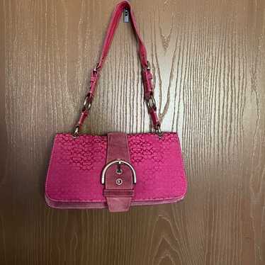 バッグ Vintage Coach Pink Leather Purse Handbag Leather handbag Coach Pink in Leather - 30634414