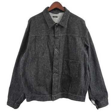 ジャケット・アウター comoli denim jaket size 1 Comoli denim jacket black(denim) - Gem