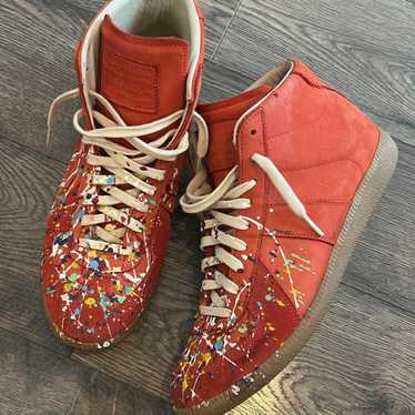Maison Margiela メゾンマルジェラ スウェード レッド 38 Maison Margiela Replica Red Splatter DS — RootsBK