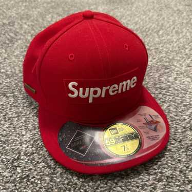 ★Supreme New Era7 1/2★ Supreme New York Classic New Era Hat 7 1/2 Red Box Logo Cap