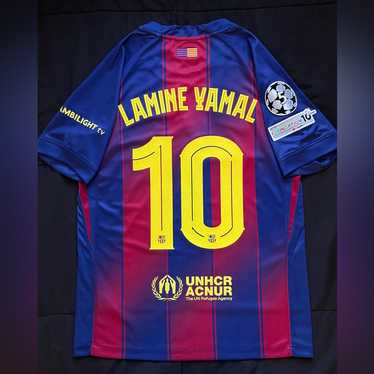 FCバルセロナ(オーセンティック L) LAMINE YAMAL 10番シャツ バルセロナ オーセンティック 25/26 Lamine Yamal 10番シャツ