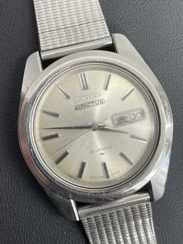 腕時計メンズ動作良好SEIKOセイコー5ファイブACTUS銀7019-7040 セイコー SEIKO ファイブアクタス シルバーダイヤル 7019-7040
