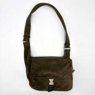 バッグ Archive PRADA suede hand bag green brown PRADA Archive Suede Brown Shoulder Bag | eBay