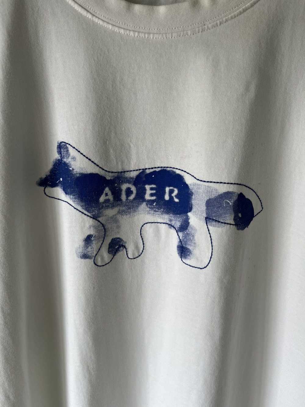 Ader Error Ader Error X Maison Kitsune Tshirt - image 2