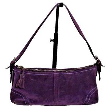 バッグ Vintage Coach Baguette Small Bag Purple Coach Vintage Baguette / Demi Shoulder Bag in Purple - Etsy