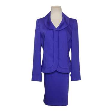 Albert Nipon Albert Nipon blue purple skirt and b… - image 1